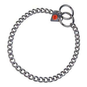 Collier pour Chien Hs Sprenger Argenté 2 mm Maillons Torsadé (50 cm)