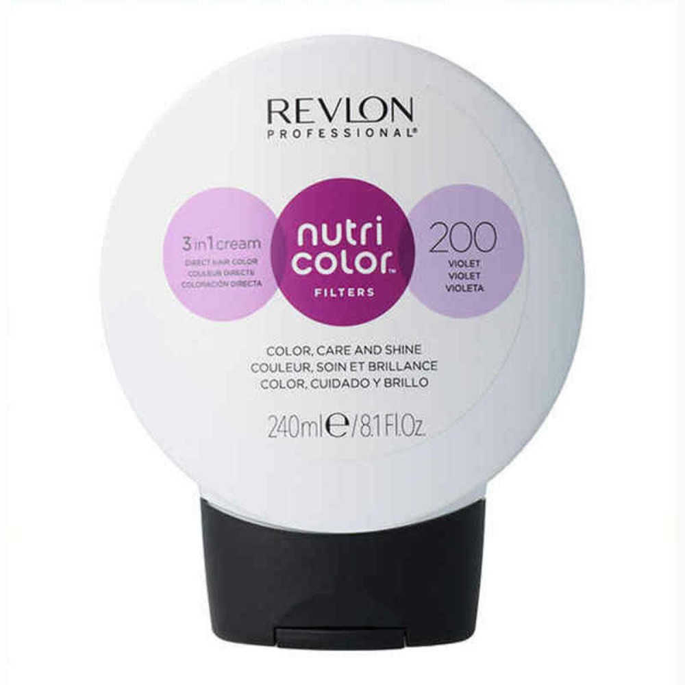 Permanent Dye Nutri Color Revlon 7258709200 200 Violet (240 ml)