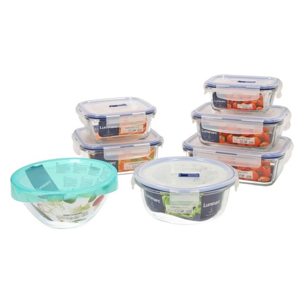 Lunchbox-Set Luminarc Pure Box Active (7 pcs) Kristall (7 pcs)