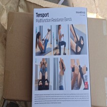 Élastiques de musculation multi-usages avec guide d’exercices Tensport InnovaGoods