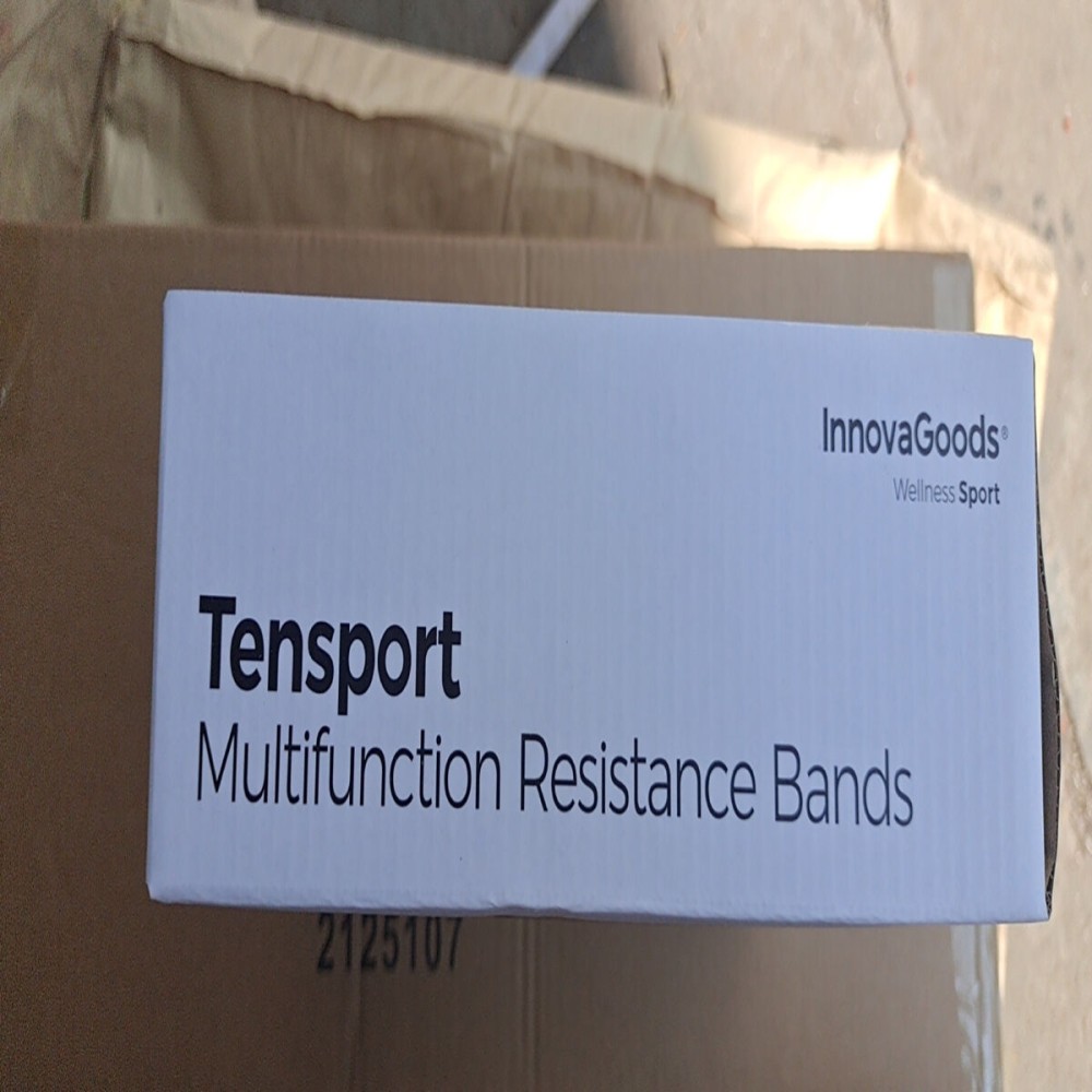 Multifunction Resistance Elastic Bands with Exercise Guide Tensport InnovaGoods