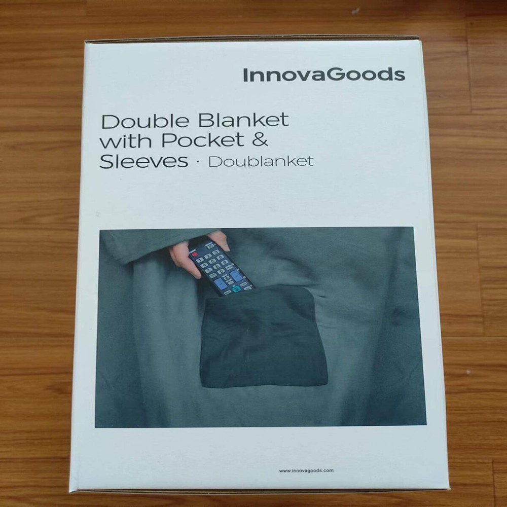 Couverture à Manche Double avec Poche Centrale Doublanket InnovaGoods