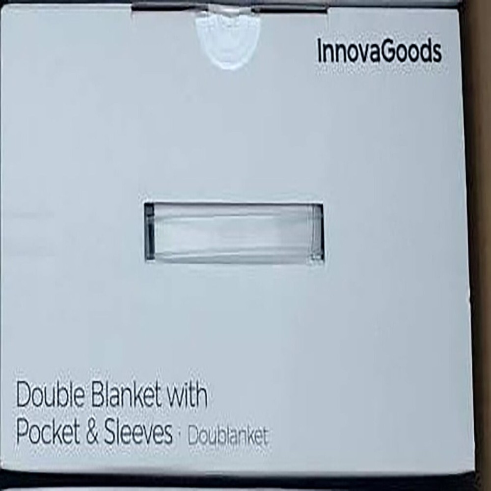 Couverture à Manche Double avec Poche Centrale Doublanket InnovaGoods