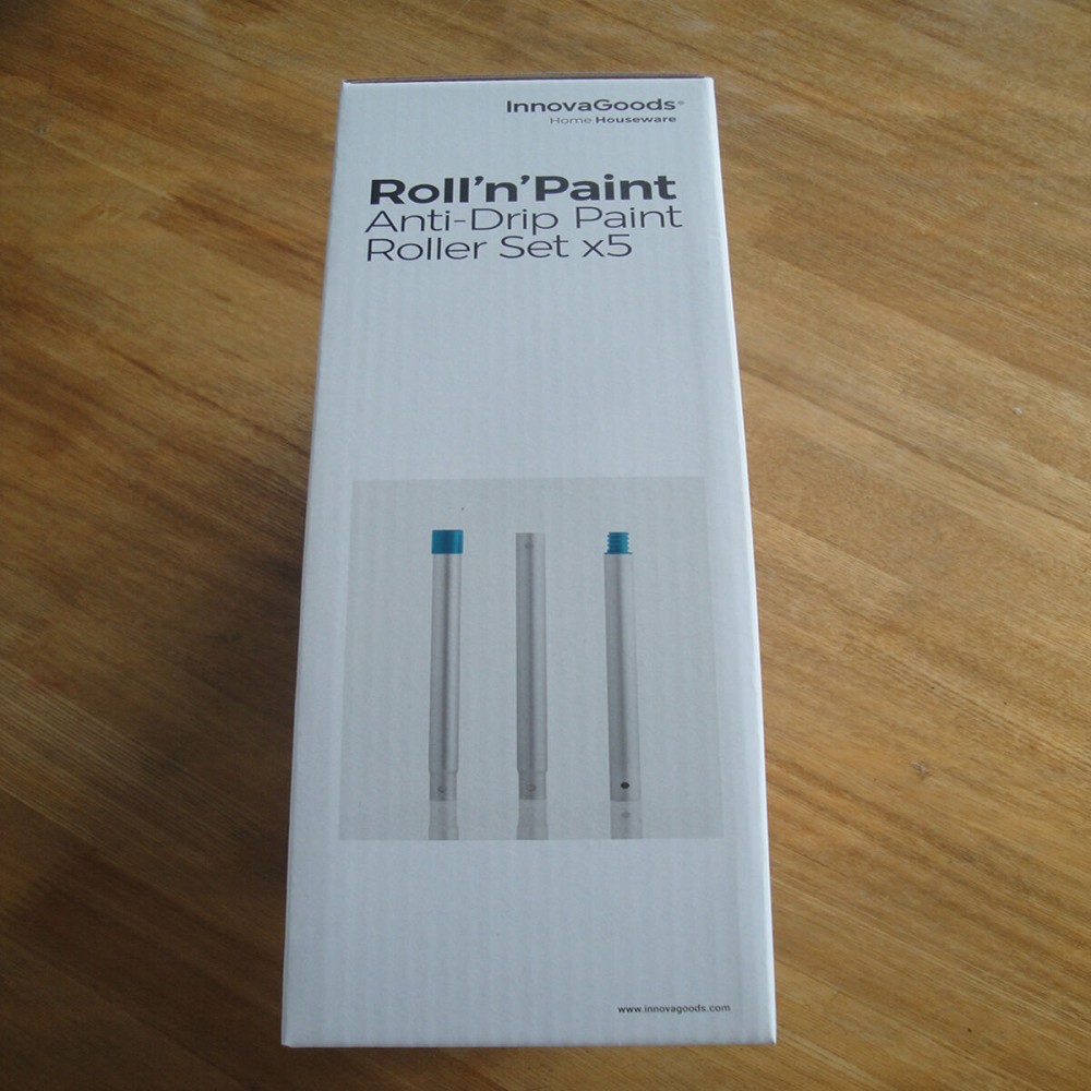 Set of refillable, Anti-drip Paint Rollers Roll'n'paint InnovaGoods 5 Pieces