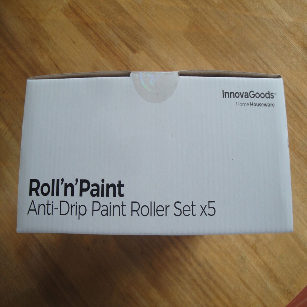 Set of refillable, Anti-drip Paint Rollers Roll'n'paint InnovaGoods 5 Pieces