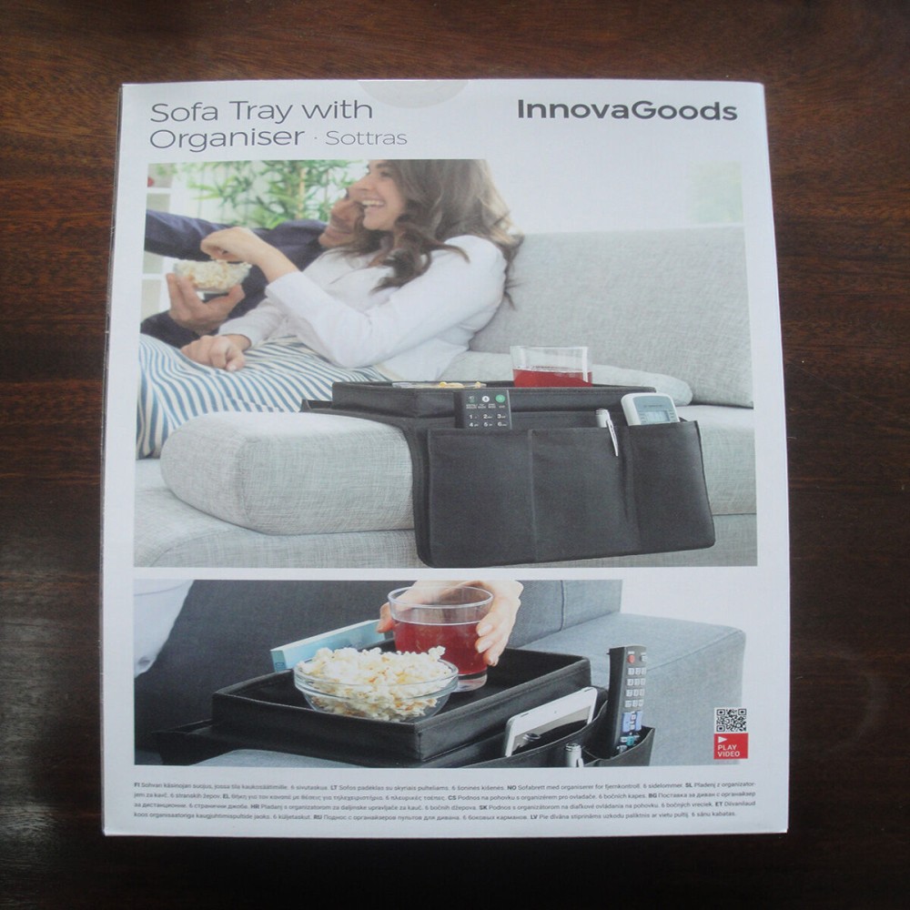 Sofa Tray with Organiser for Remote Controls InnovaGoods