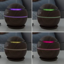 Mini Humidifier Scent Diffuser Dark Walnut InnovaGoods