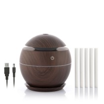 Mini Humidifier Scent Diffuser Dark Walnut InnovaGoods