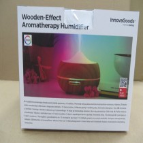 Aroma Diffuser Humidifier with Multicolour LED Wooden-Effect InnovaGoods