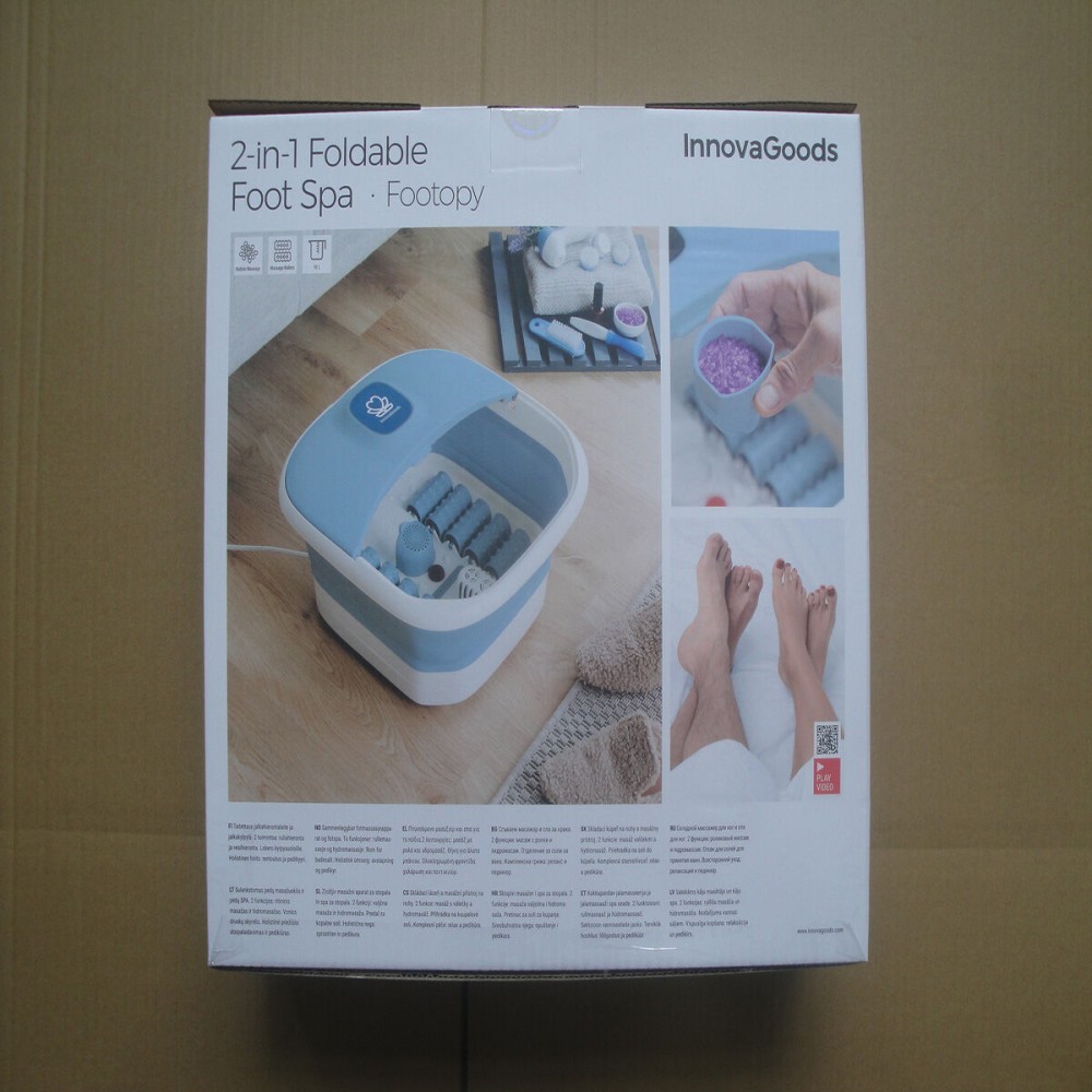 Foldable Foot Spa with Rollers and Hydromassage Footopy InnovaGoods