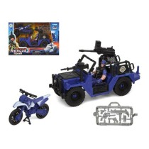 Playset Police Rescue Team Bleu