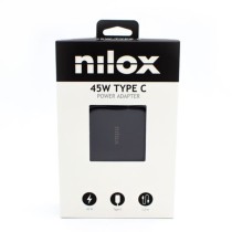 Laptop Charger Nilox NXCARUSBC45 Type C 45 W Black