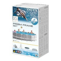 Schwimmbad Abnehmbar Intex 26756NP 610 x 132 x 610 cm