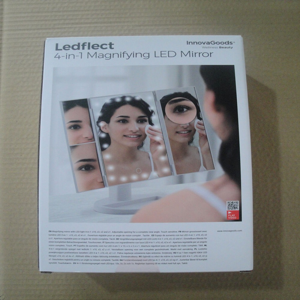 Magnifying Mirror with LED 4-in-1 Ledflect InnovaGoods