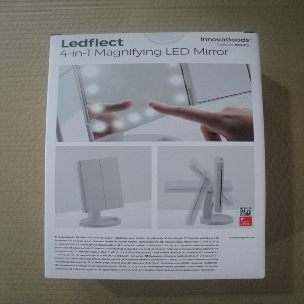 Magnifying Mirror with LED 4-in-1 Ledflect InnovaGoods