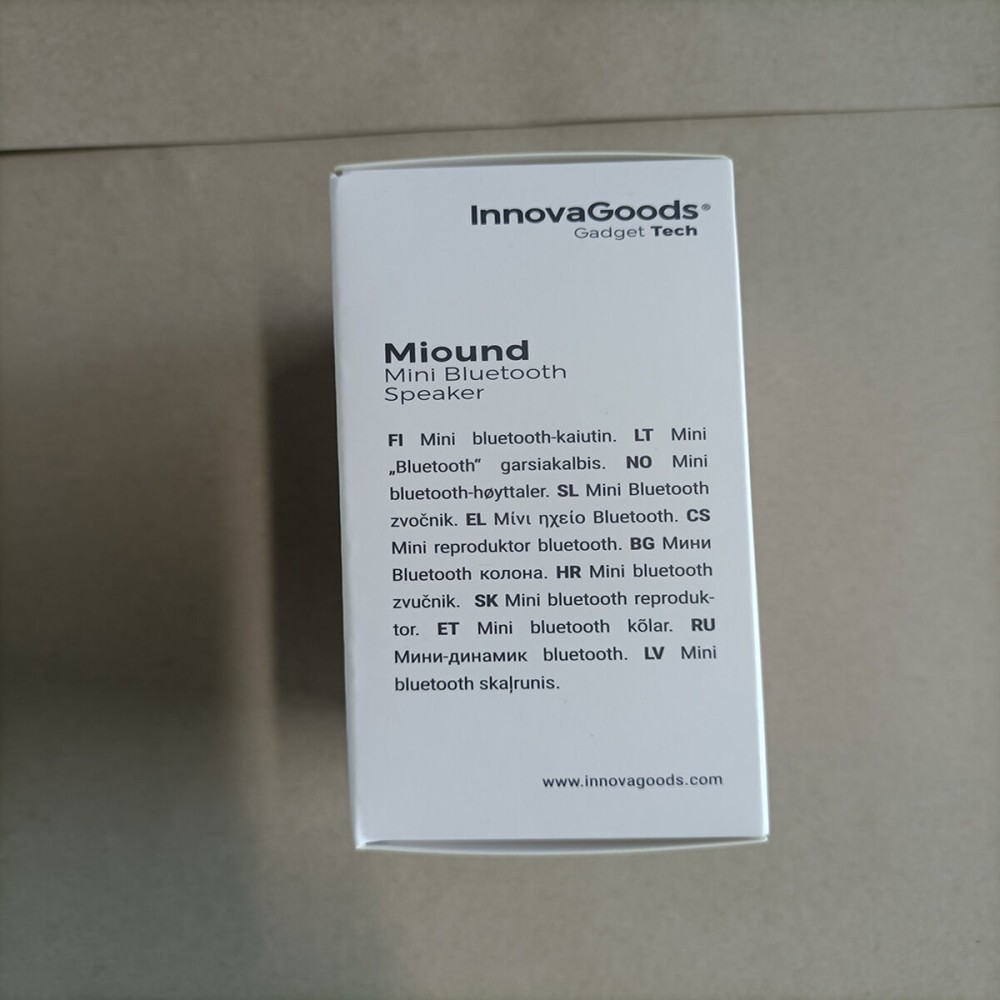 Rechargeable Portable Wireless Mini Speaker Miund InnovaGoods