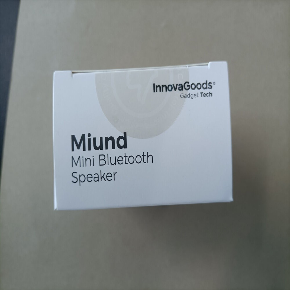 Mini Enceinte Portable et Rechargeable sans Fil Miund InnovaGoods