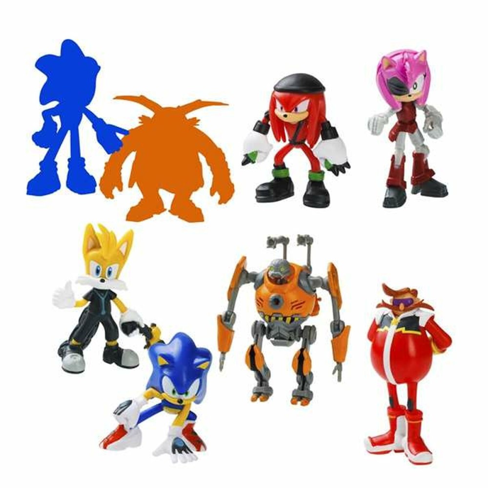 Ensemble de Figurines Sonic 8 Unités 6,5 cm