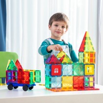 3D Magnetic Building Blocks Magoks InnovaGoods 57 Pieces