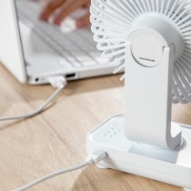 Wiederaufladbarer Schreibtischventilator Fanrec InnovaGoods Ø5,4'' 3600 mAh / 13,3 W