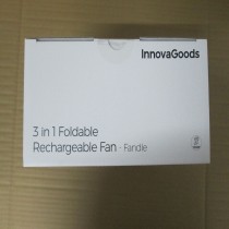 3 in 1 Foldable Rechargeable Fan Fandle InnovaGoods Ø7,7'' 7200 mAh