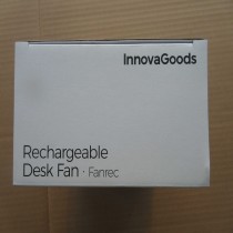 Ventilateur de Bureau Rechargeable Fanrec InnovaGoods Ø5,4'' 3600 mAh / 13,3 W