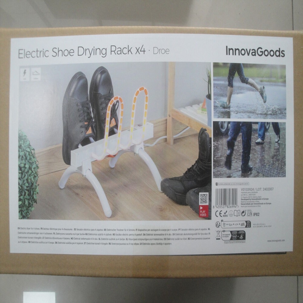 Electric Shoe Drying Rack Droe InnovaGoods 40 W 2 pairs