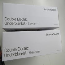 Double Electric Underblanket Blewarm InnovaGoods 60+60 W 140 x 160 cm White