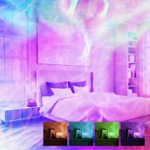 Wiederaufladbarer Aurora Borealis LED-Projektor Boralamp InnovaGoods