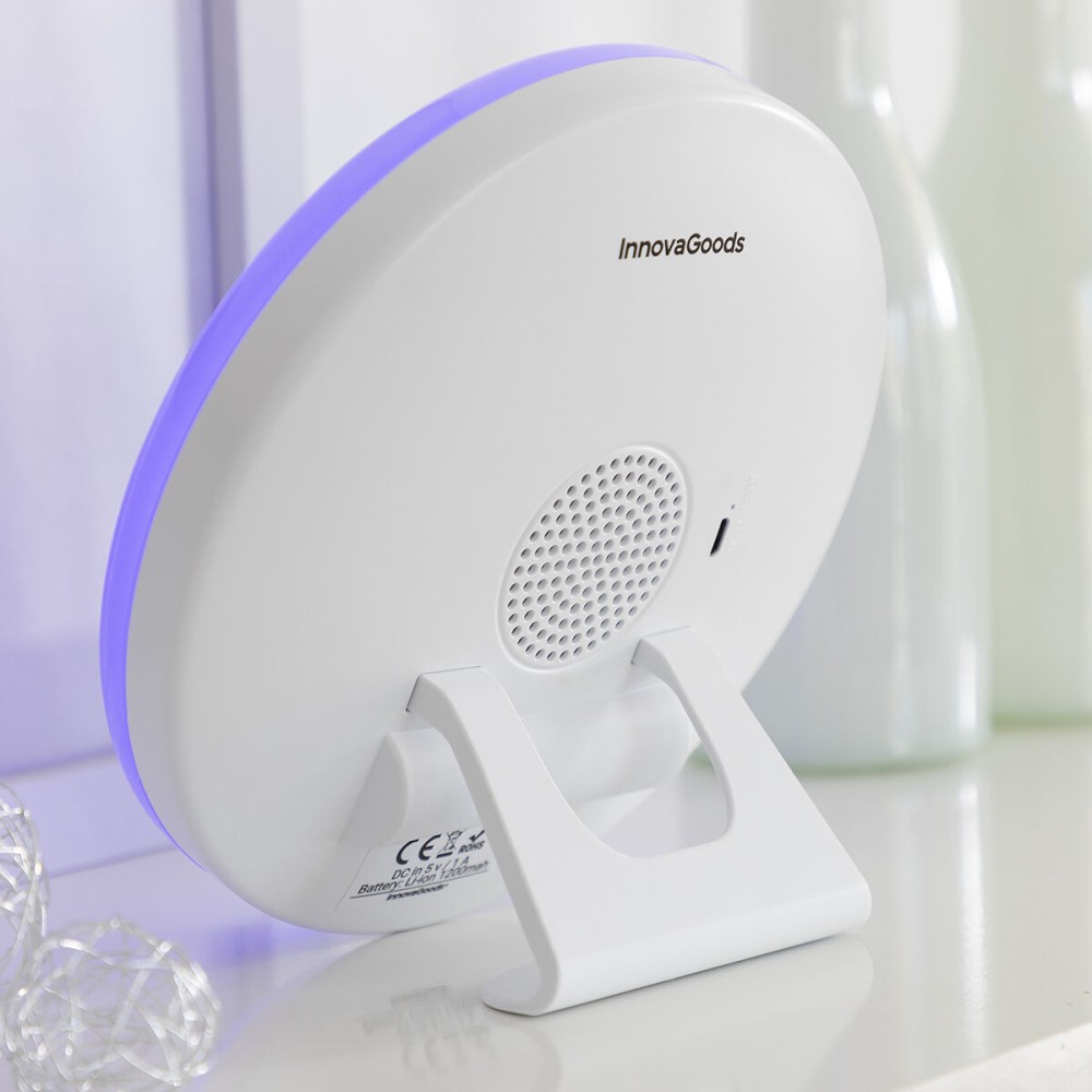 Réveil matin rechargeable avec enceinte Sunrilk InnovaGoods