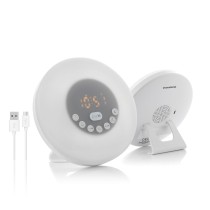 Réveil matin rechargeable avec enceinte Sunrilk InnovaGoods