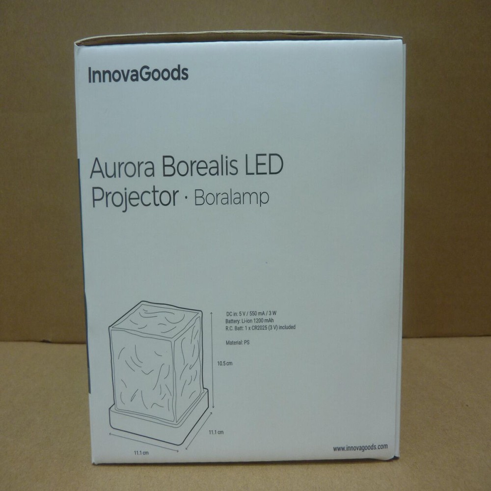 Projecteur LED Rechargeable d’Aurores Boréales Boralamp InnovaGoods