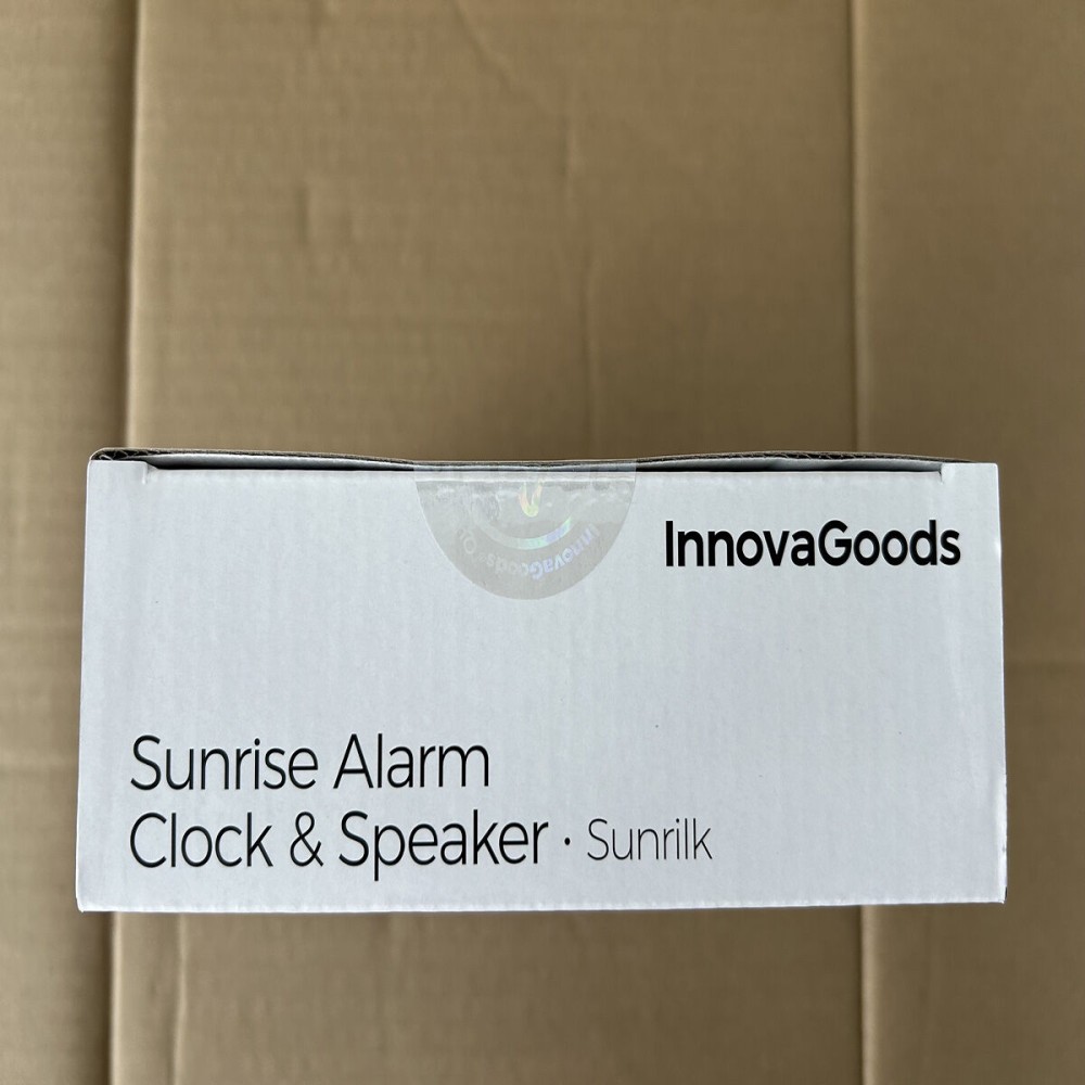 Réveil matin rechargeable avec enceinte Sunrilk InnovaGoods