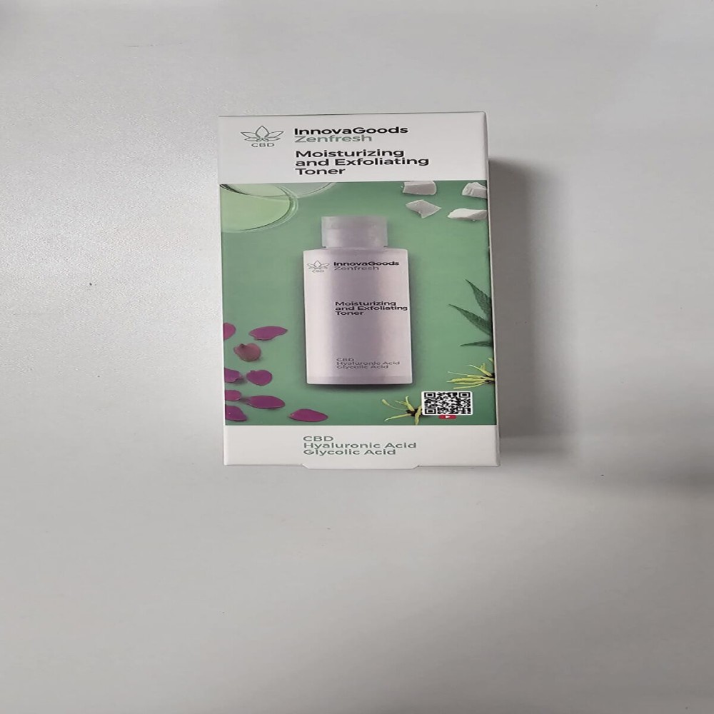 Tonique Hydratant et Exfoliant pour le Visage CBD Zenfresh InnovaGoods 150 ml