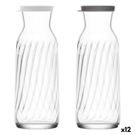 Glass Bottle LAV 1,2 L With lid (12 Units)