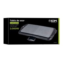 Griddle Plate EDM 07667 Black/Grey 2000 W