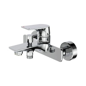 Mixer Tap EDM 01133 Cascais Stainless steel Brass Zinc 19 x 17,1 x 10,15 cm Bathtub