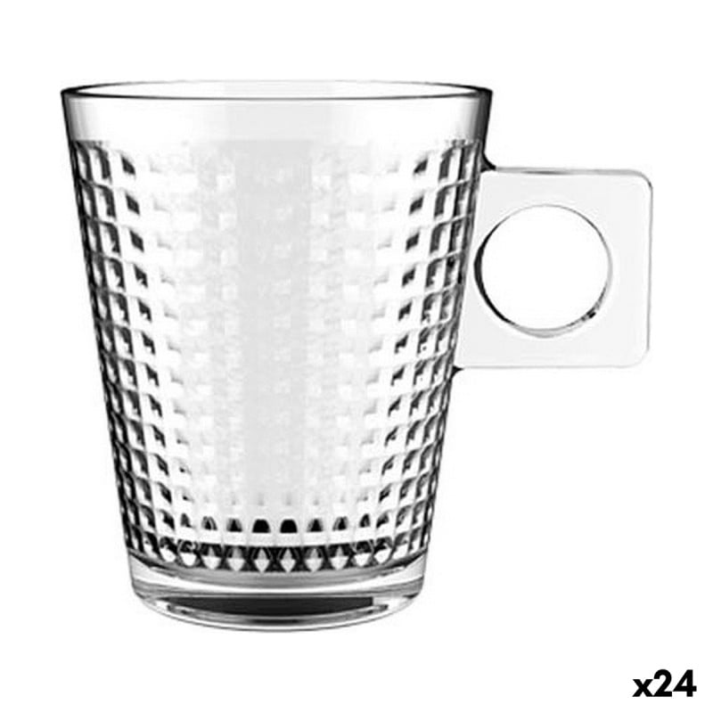 Ensemble de tasses à café Lima panal 80 ml (3 Pièces) (24 Unités)