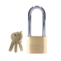 Key padlock EDM 85229 Brass 40 x 65 mm