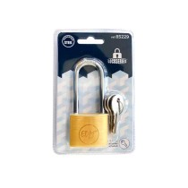 Key padlock EDM 85229 Brass 40 x 65 mm