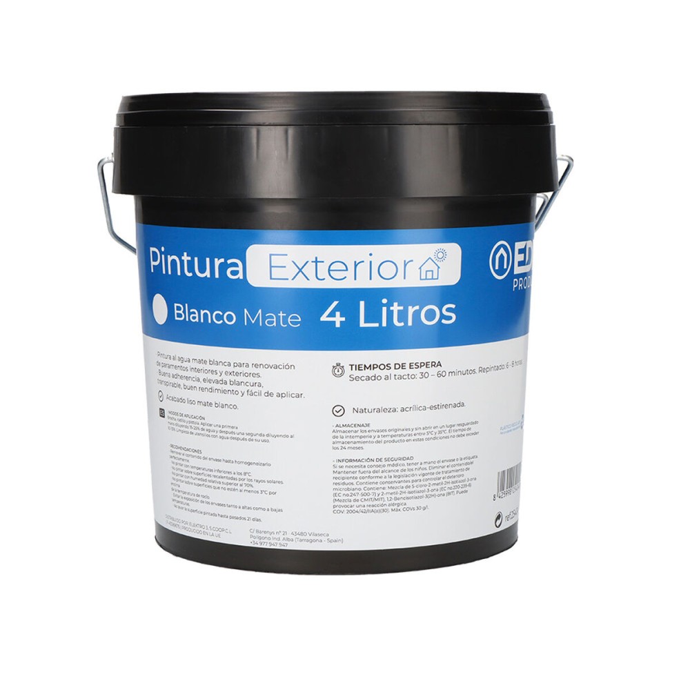 Peinture EDM 25404 Blanc 4 L