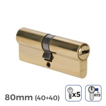 Cylinder EDM 85170 r15 Golden Brass Long camlock European