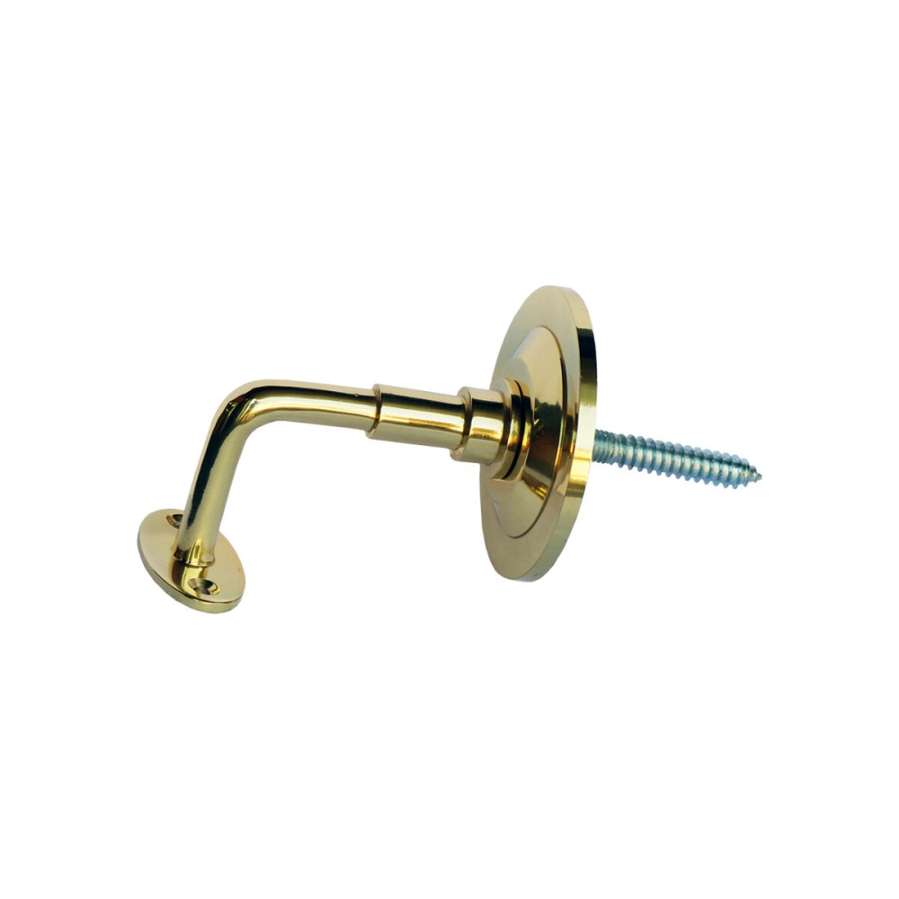 Rail Support EDM 85579 Golden Polished brass Ear (of wheat)