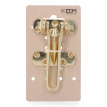 Dispositif de retenue de porte EDM 85375 Doré Laiton Zamak 105 mm Sécurité