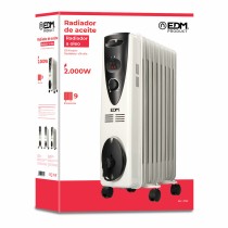 Radiateur à Huile (9 modules) EDM 07122 Blanc 2000 W