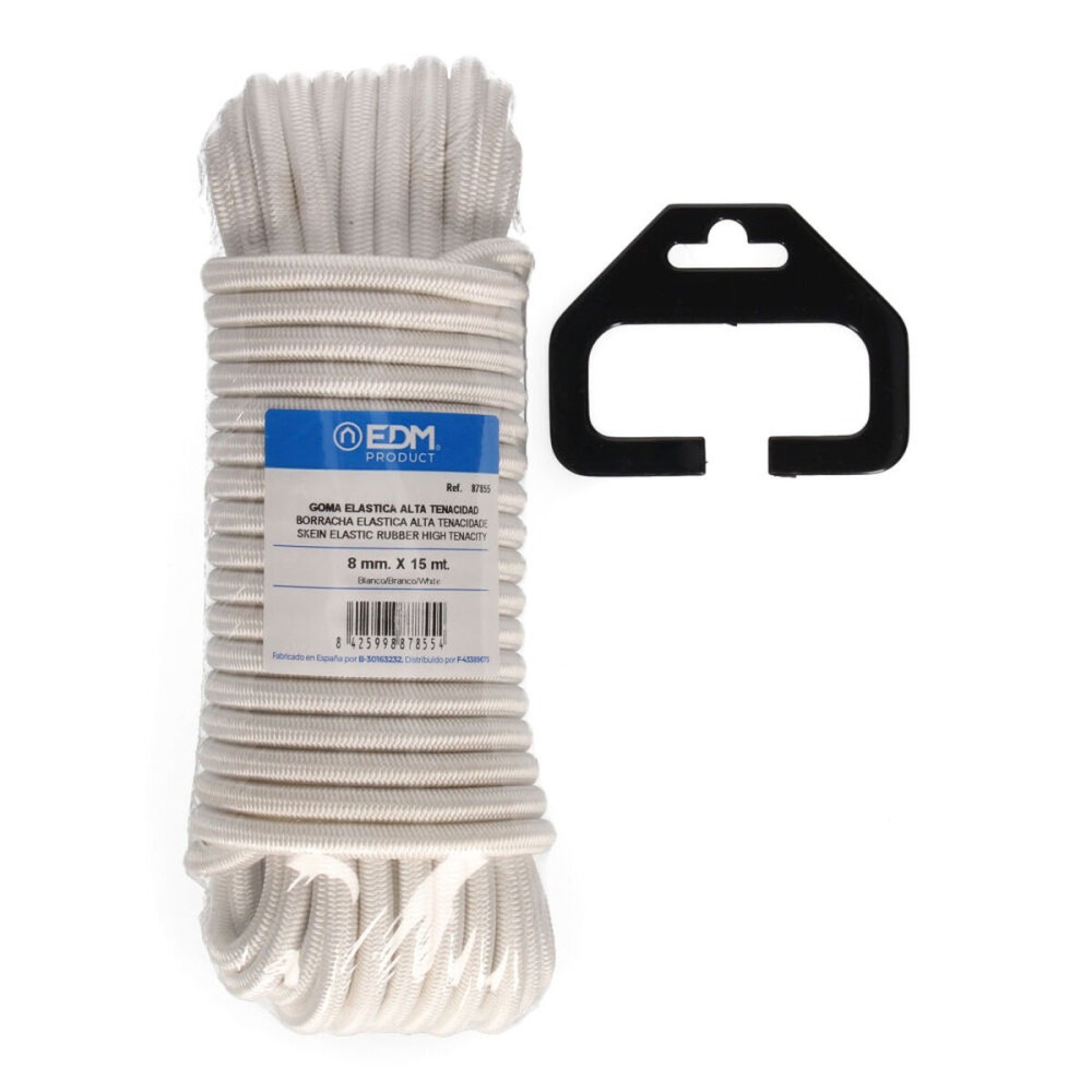 Skein of cable EDM 87855 White Rubber 15 m