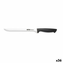 Schinkenmesser Quttin Black Schwarz Silberfarben 22 cm (36 Stück)