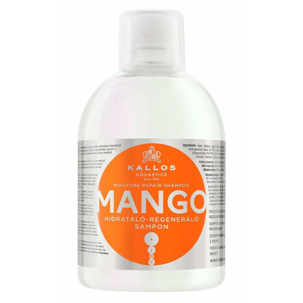 Feuchtigkeitsspendendes Shampoo Kallos Cosmetics Mango 1 L