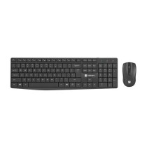 clavier et souris Natec NZB-1989 Noir QWERTY Qwerty US