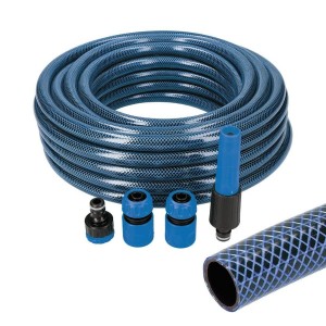 Jeu de tuyaux avec accessoires EDM 74099 5/8" 20 mm x 25 m Bleu (25 m)